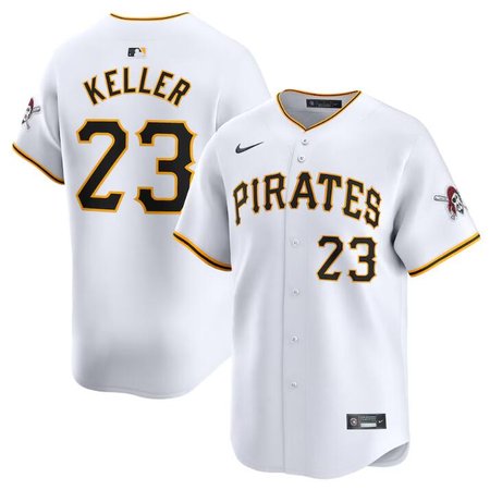 Youth Pittsburgh Pirates #23 Mitch Keller White Home Limited Stitched Baseball Jersey